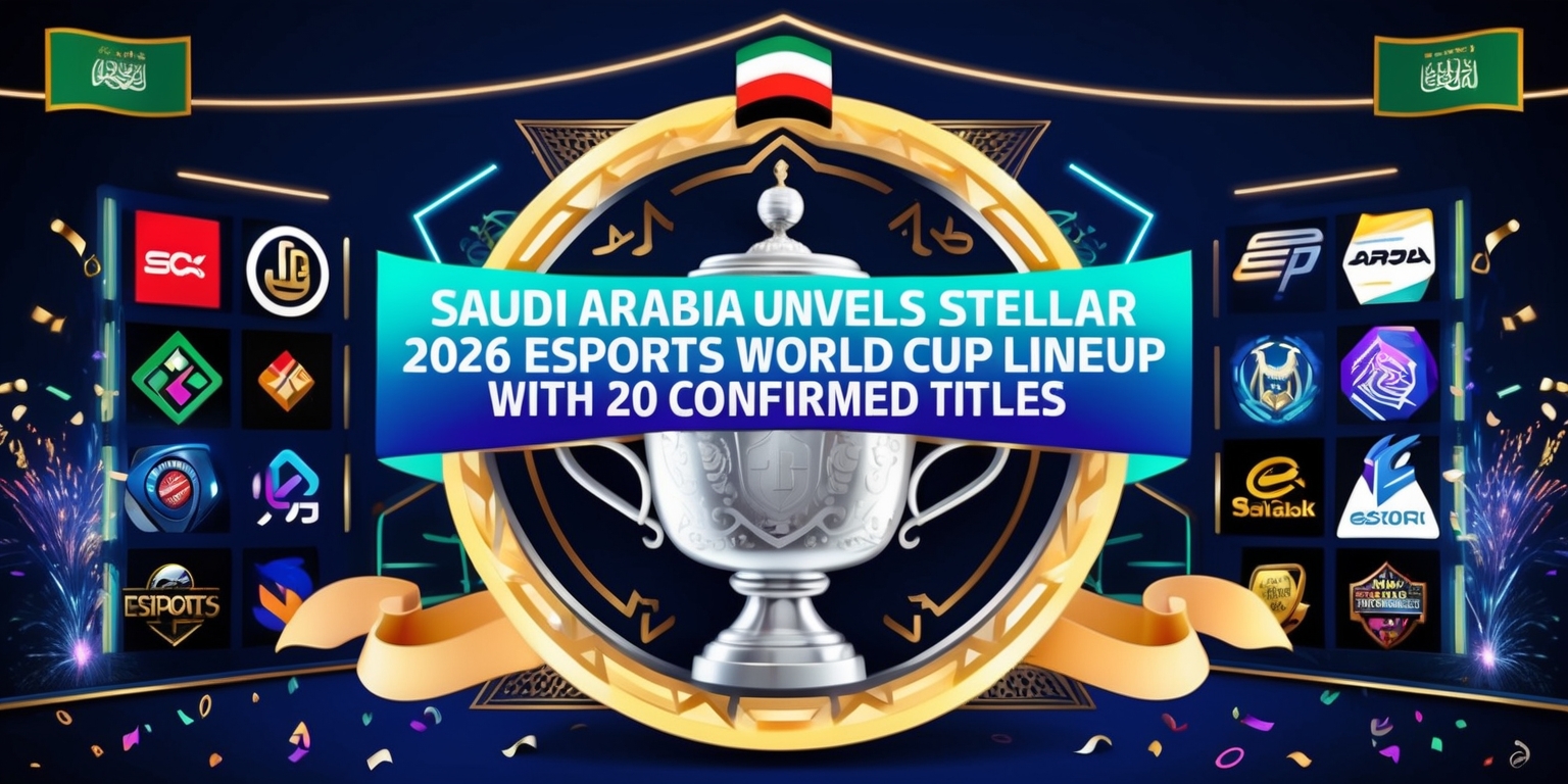 Saudi Arabia Unveils Stellar 2026 Esports World Cup Lineup with 20 Confirmed Titles