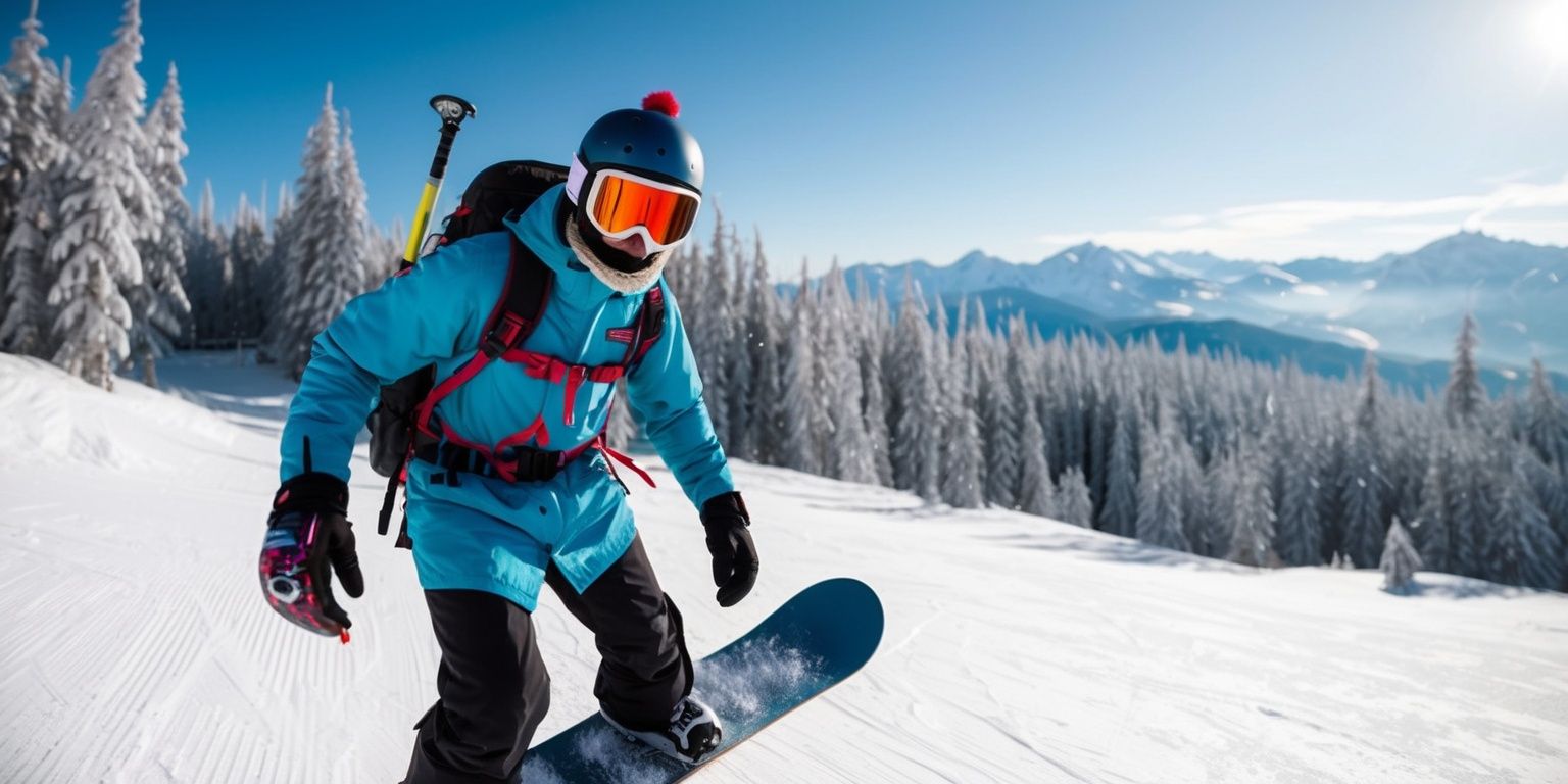 Frozen Follies: A Legendary Summon Takes a Snowboarding Spin
